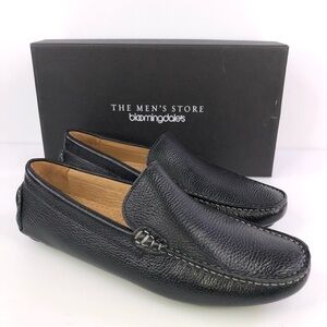 The Men’s Store Bloomingdales Black Leather Venetian Shoes Size 9.5
